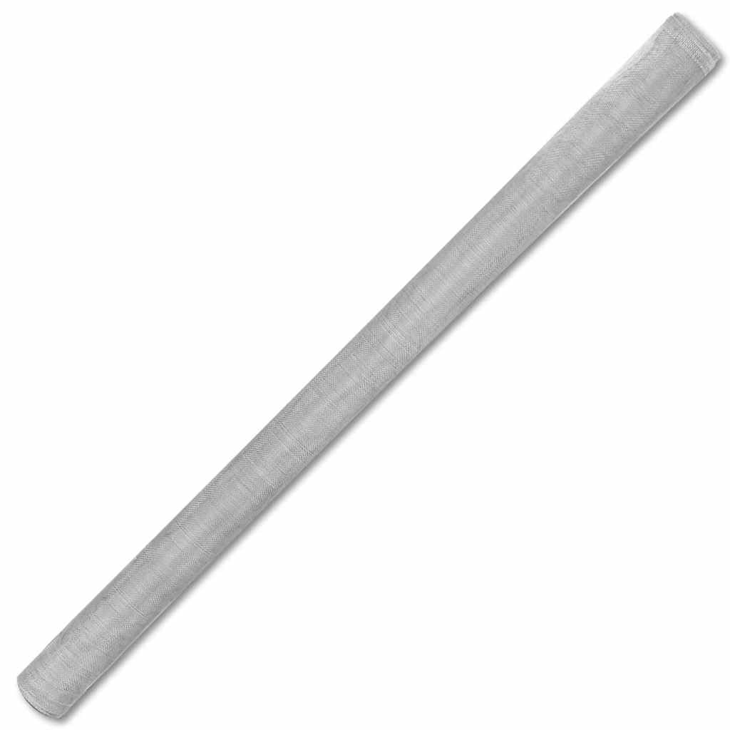 Aluminum Mesh Screen 39.4x196.9 Inch Silver H8500
