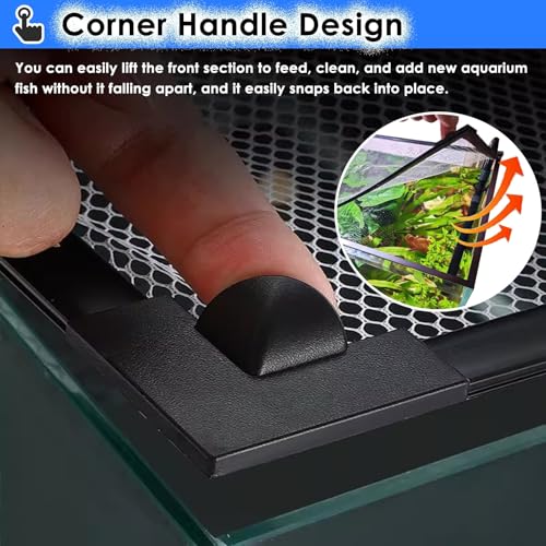 Aquarium Anti-Jump Net Cover (55.1" x 23.6") B5204