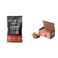 16 lb Lump Charcoal + 48 Fire Starters Bundle N98204