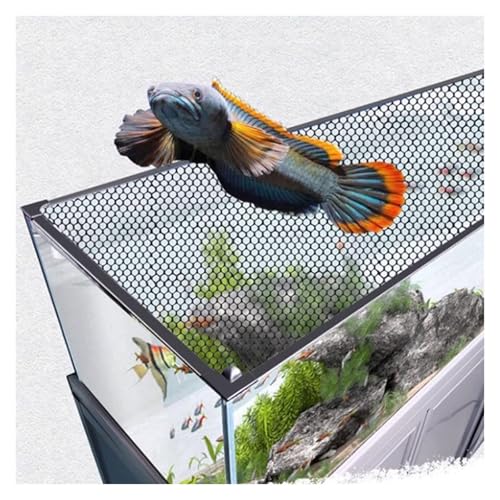 Aquarium Anti-Jump Net Cover (55.1" x 23.6") B5204
