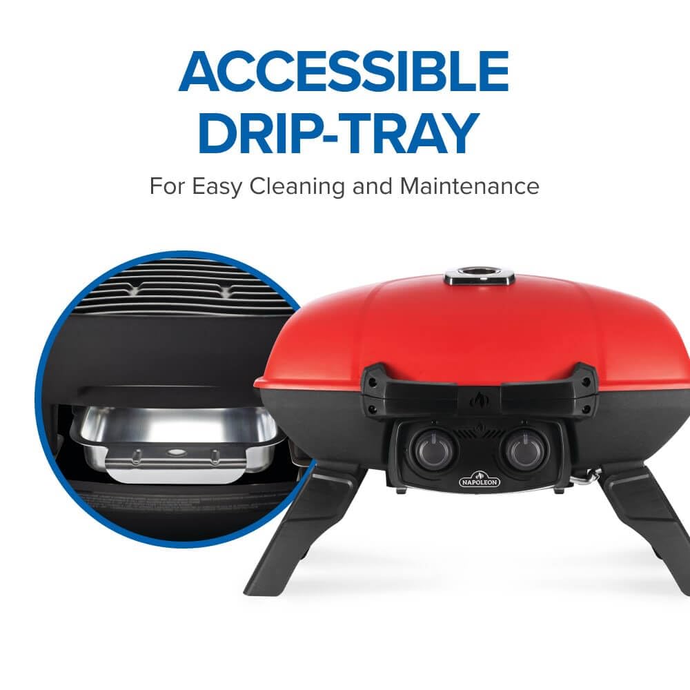 Portable Propane Grill with Griddle Insert Z4458