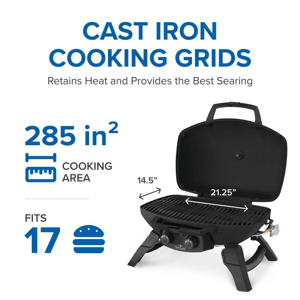 Portable Propane Grill with Griddle Insert Z4458