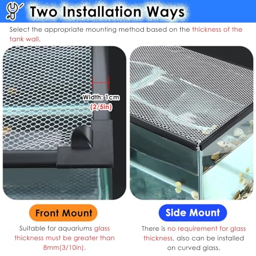 Aquarium Anti-Jump Net Cover (55.1" x 23.6") B5204