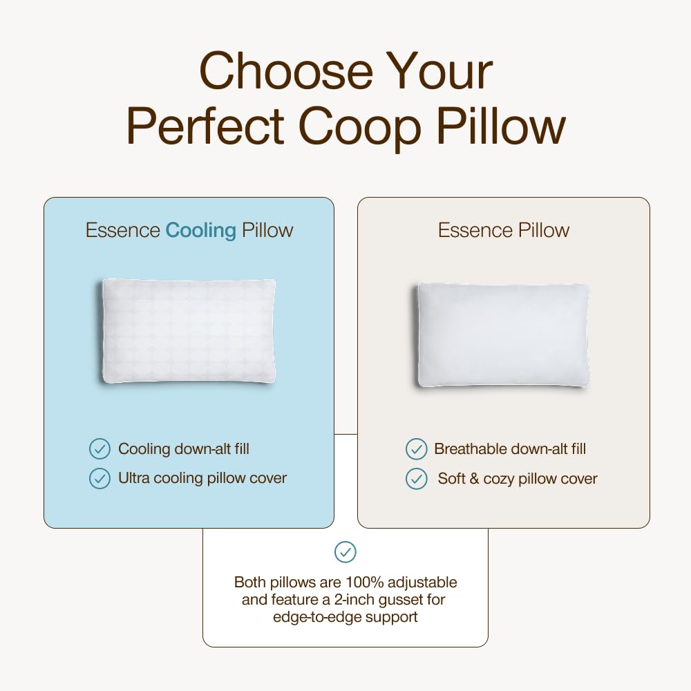 Queen Size Cooling Down Alternative Pillows Set of 2 M99244