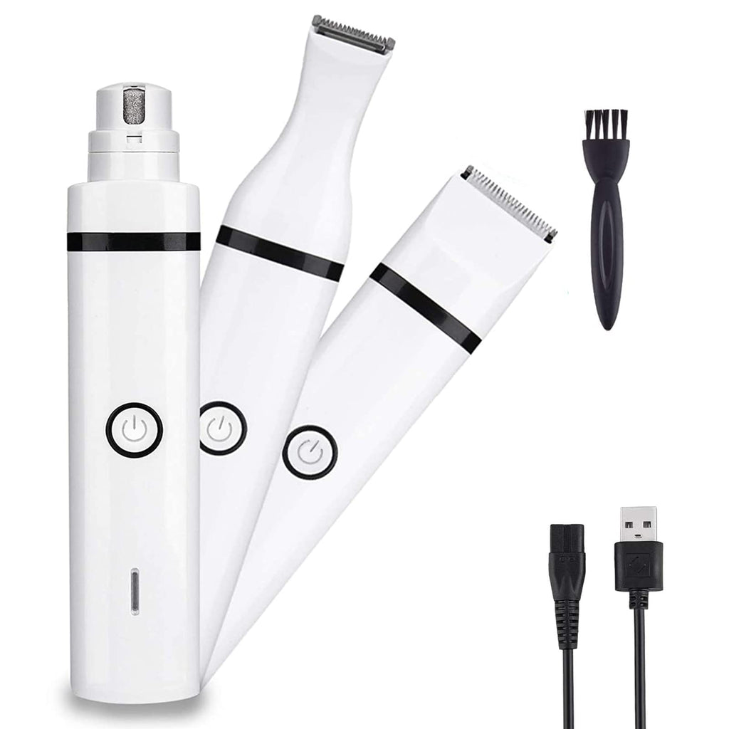 Electric Dog Clippers and Nail Grinder Grooming Kit A364