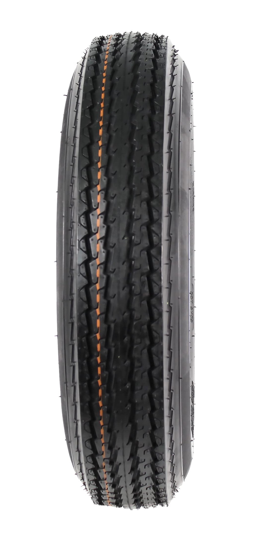 2-Pack Trailer Tire Rim Assembly 5.30-12 5 Lug White LRC V2892
