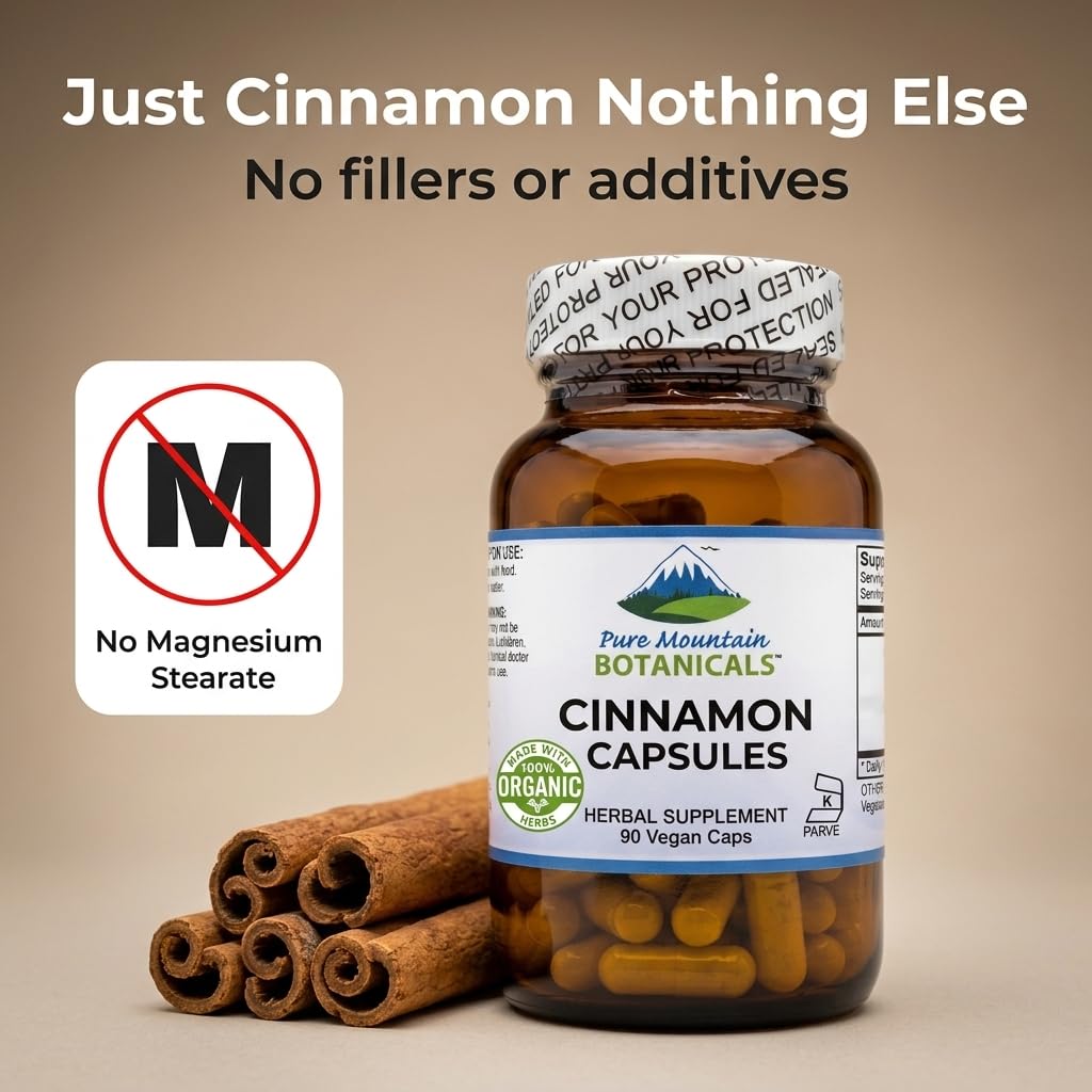 Cinnamon Capsules 1000mg 90 Capsules E452481