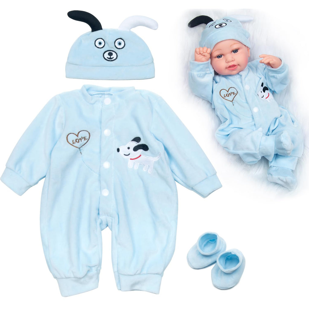 Blue Puppy 3-piece Doll Clothes D6968