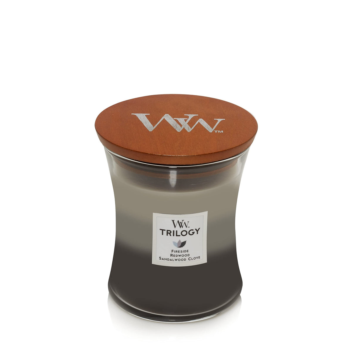 Scented Candle, 16oz Soy Blend Wax Wood Wick E2601