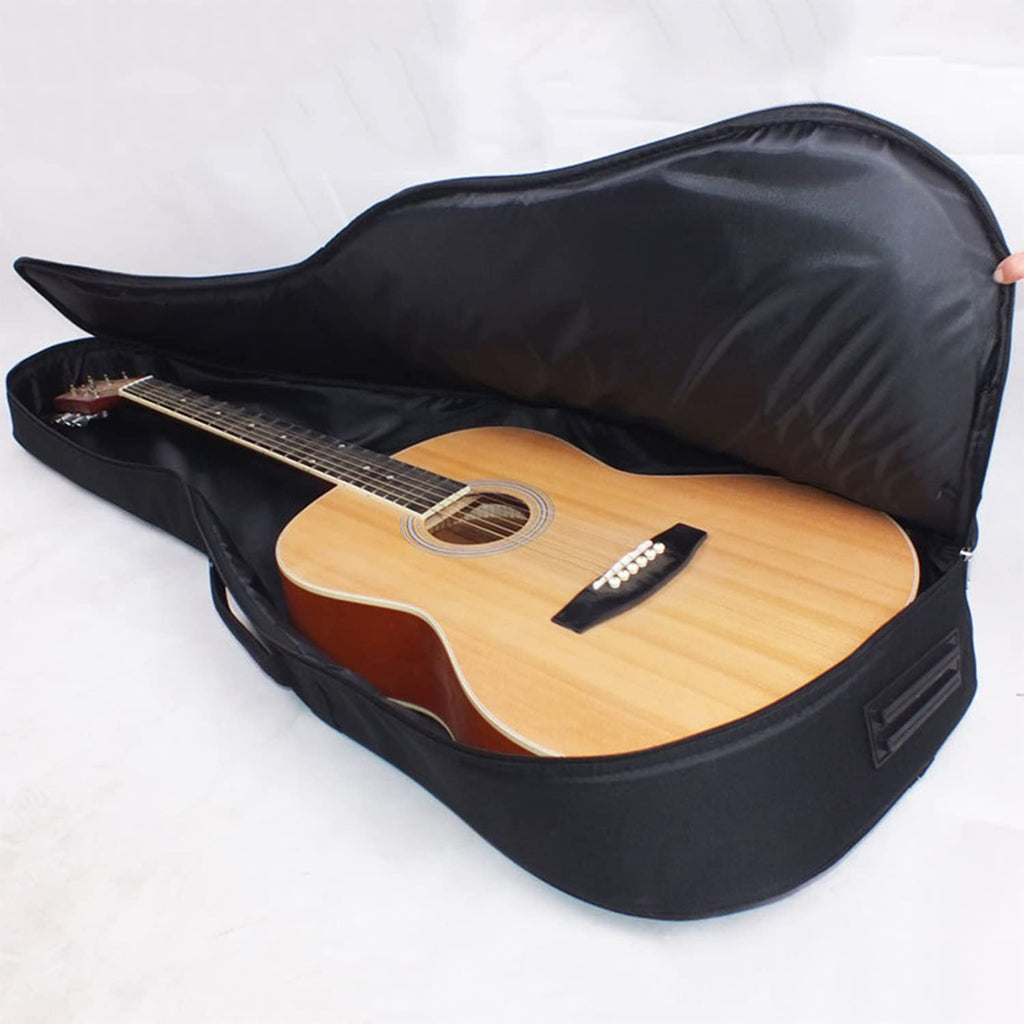 Black Acoustic Guitar Gig Bag with 0.35 Inch Foam Padding K809