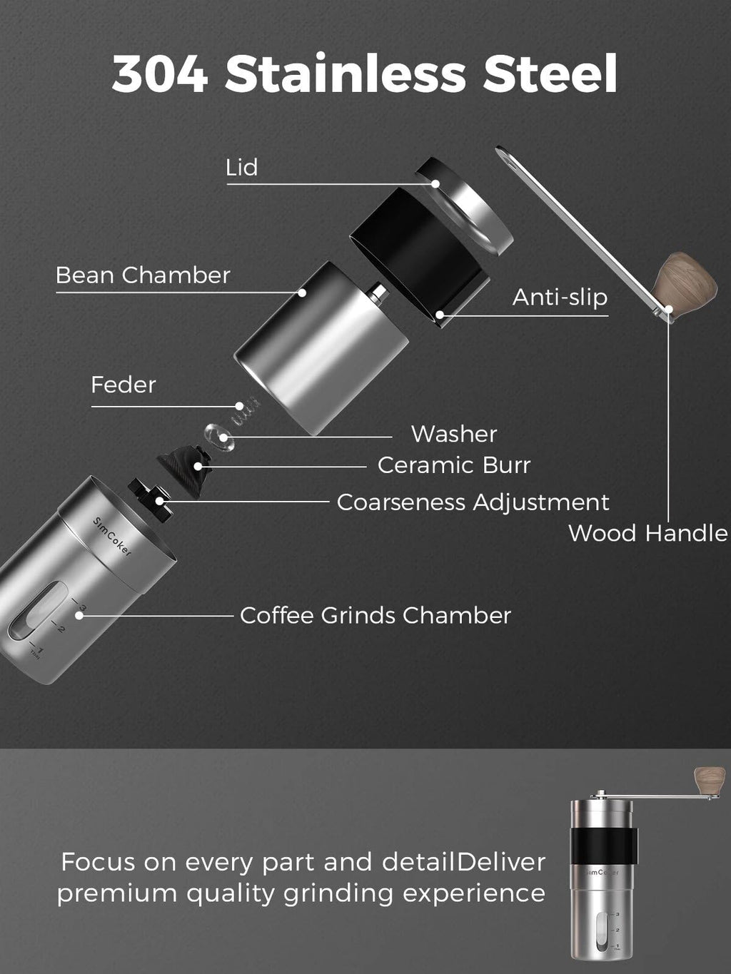 Manual Coffee Grinder J547925