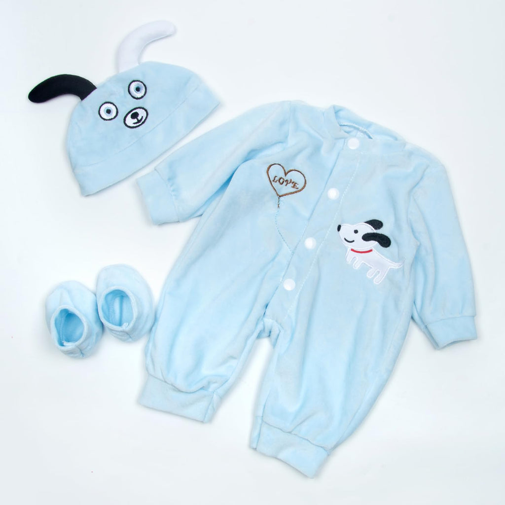 Blue Puppy 3-piece Doll Clothes D6968