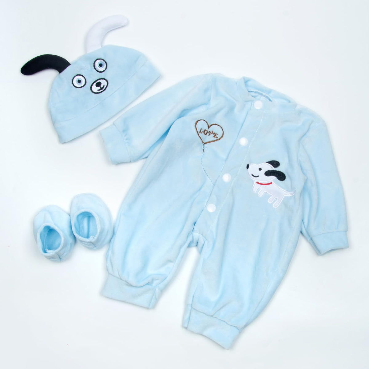 Blue Puppy 3-piece Doll Clothes D6968