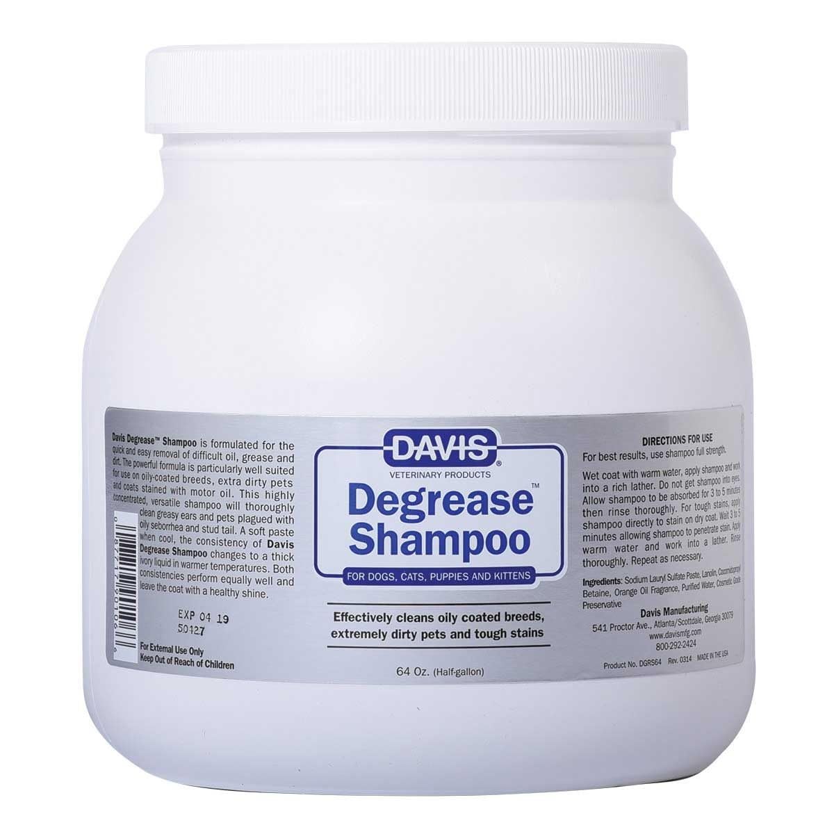 Dog Cat Puppy Kitten DeGreaser Shampoo or Paste 16 oz P792899