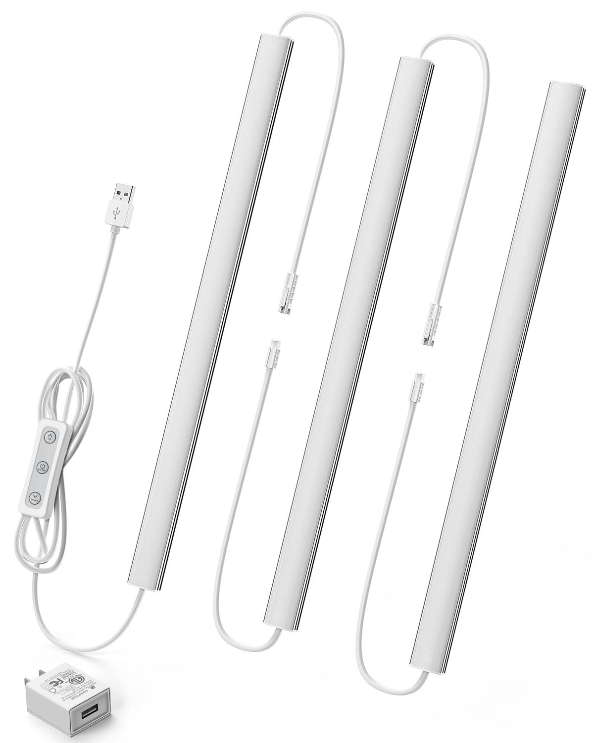 Dimmable 3pcs 12 Inch Cold White 6000K Linkable Under Cabinet Light B690238