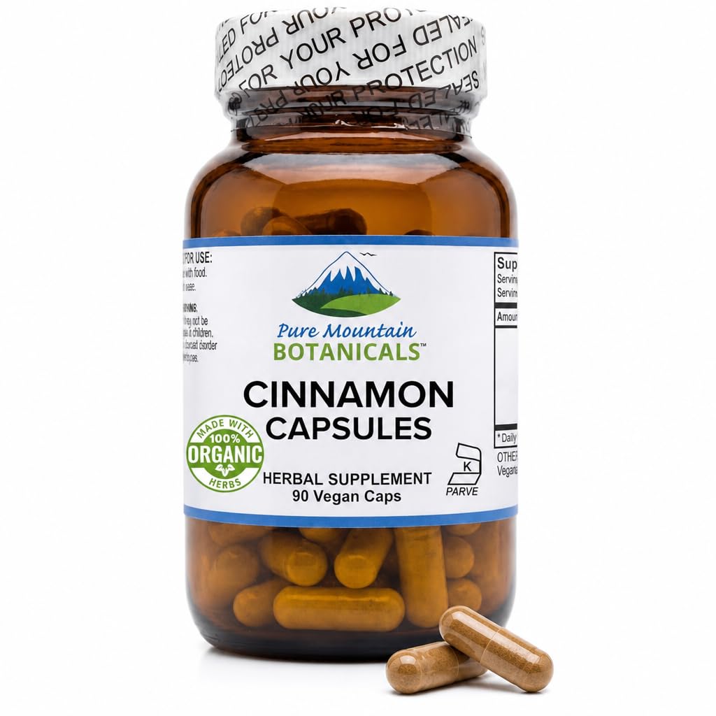 Cinnamon Capsules 1000mg 90 Capsules E452481