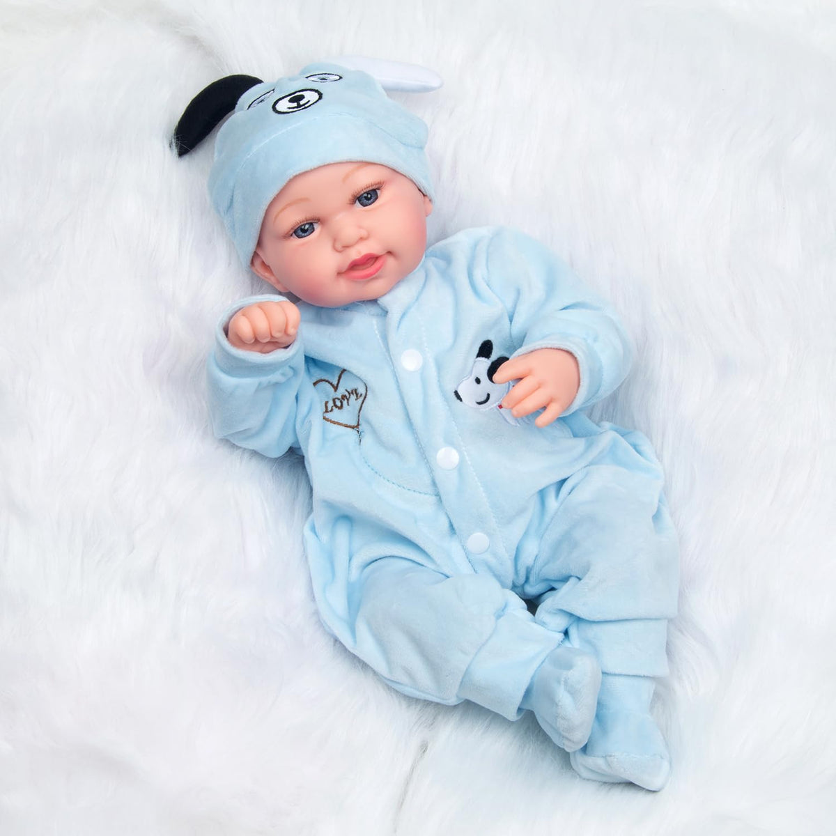 Blue Puppy 3-piece Doll Clothes D6968