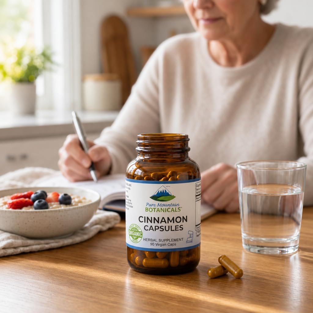 Cinnamon Capsules 1000mg 90 Capsules E452481