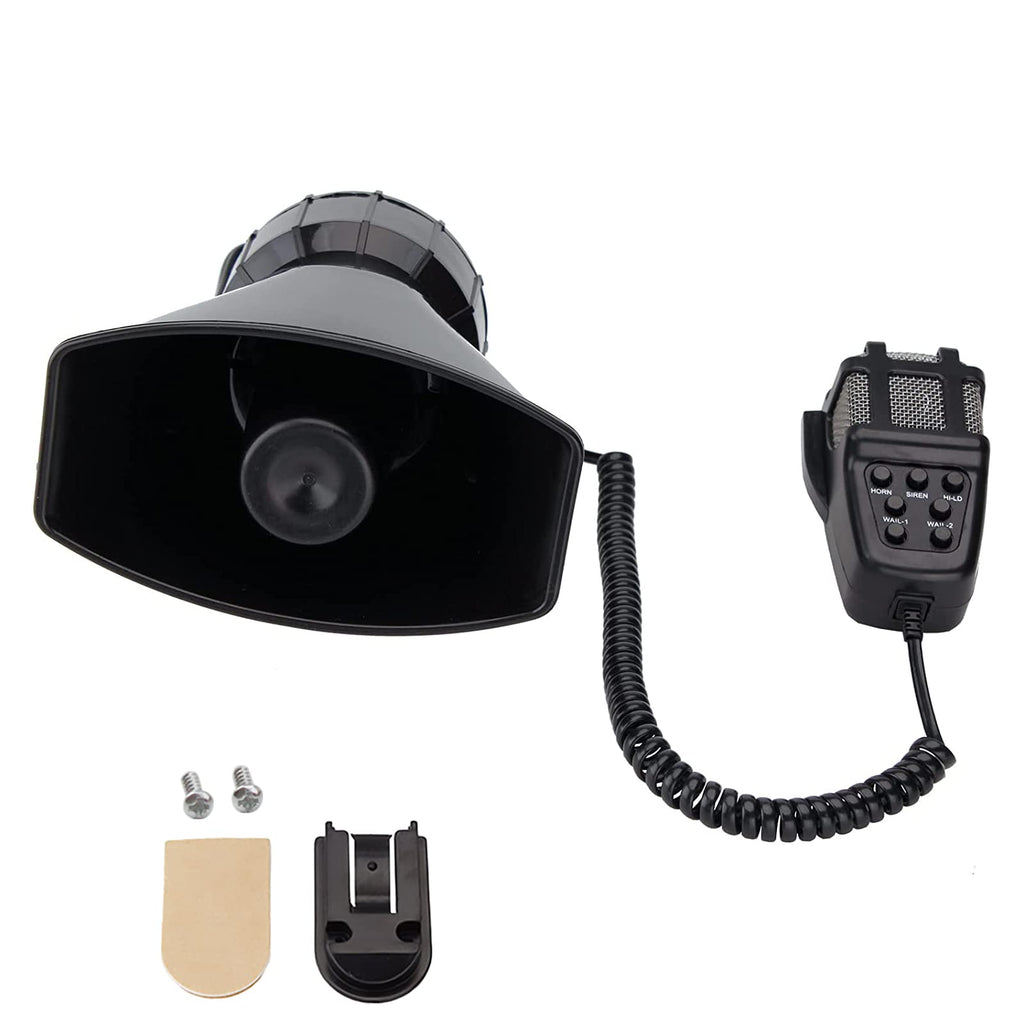 7 Tone Car Siren PA System Megaphone Speaker O40997