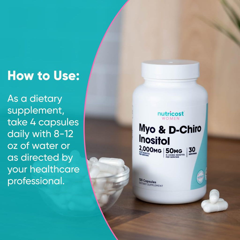 120 Capsules GMO-Free Inositol P7831