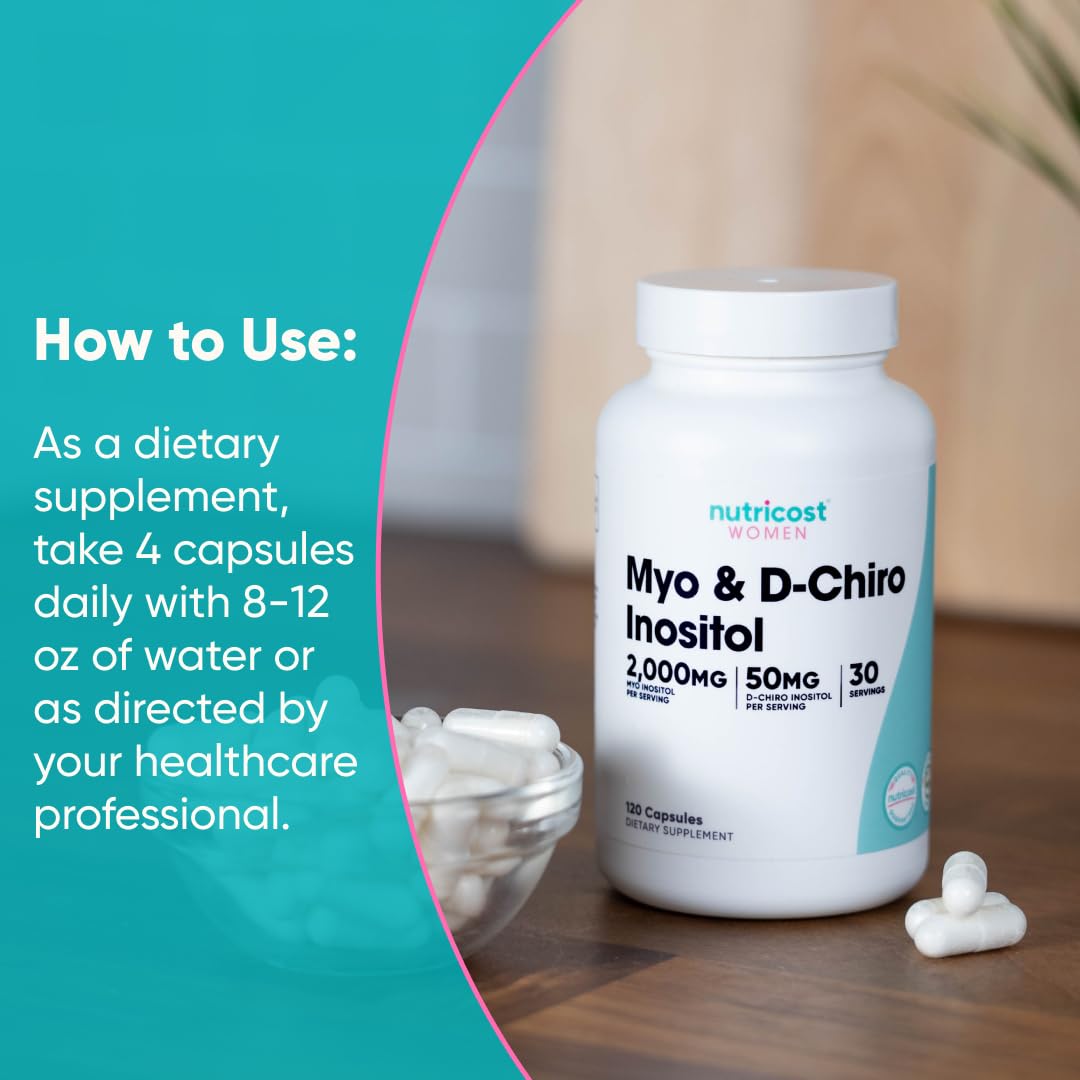 120 Capsules GMO-Free Inositol P7831