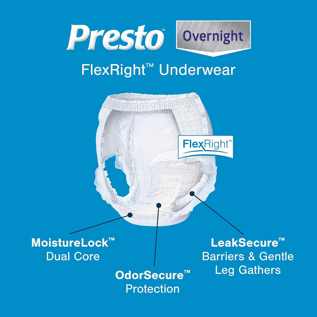 X-Large Incontinence Underwear 12 ct M543