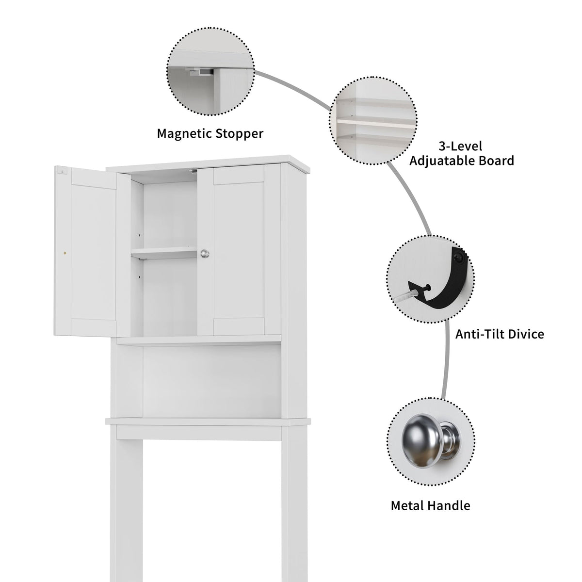 Over the Toilet Storage Cabinet H73162
