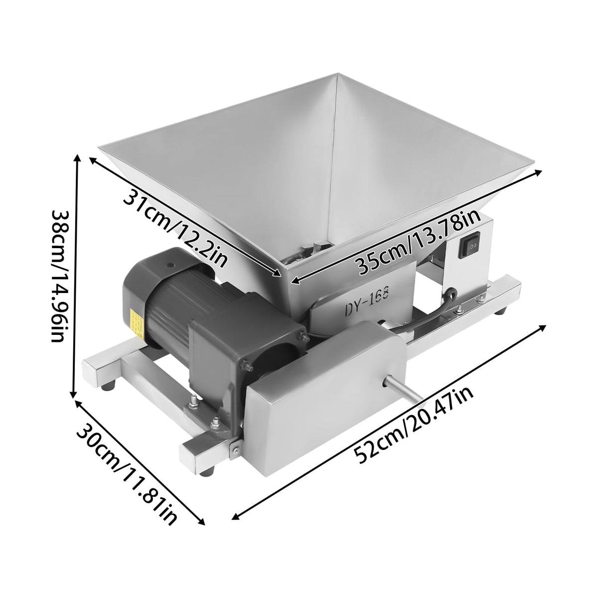 4L Stainless Steel Electric Fruit Crusher T5651
