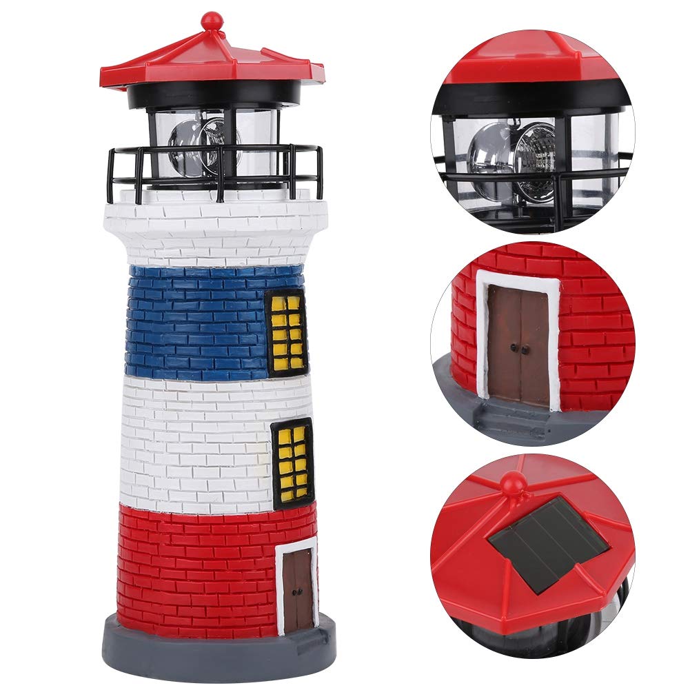 Solar Lighthouse Statue Outdoor Light L302654