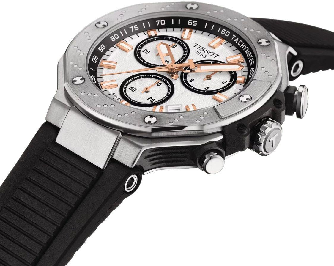 White Dial 45mm Chronograph Men's Watch Q5778