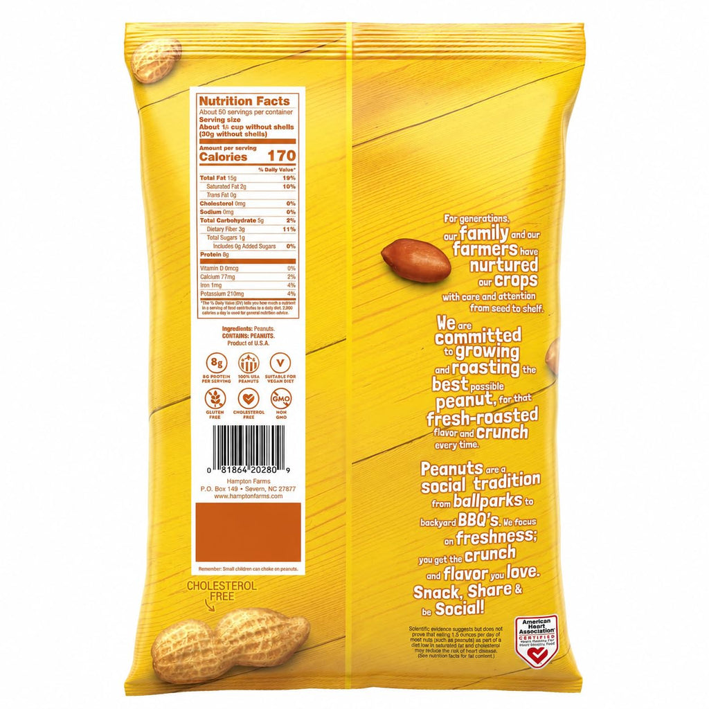 Unsalted In-Shell Peanuts 5 lb Bag H286389