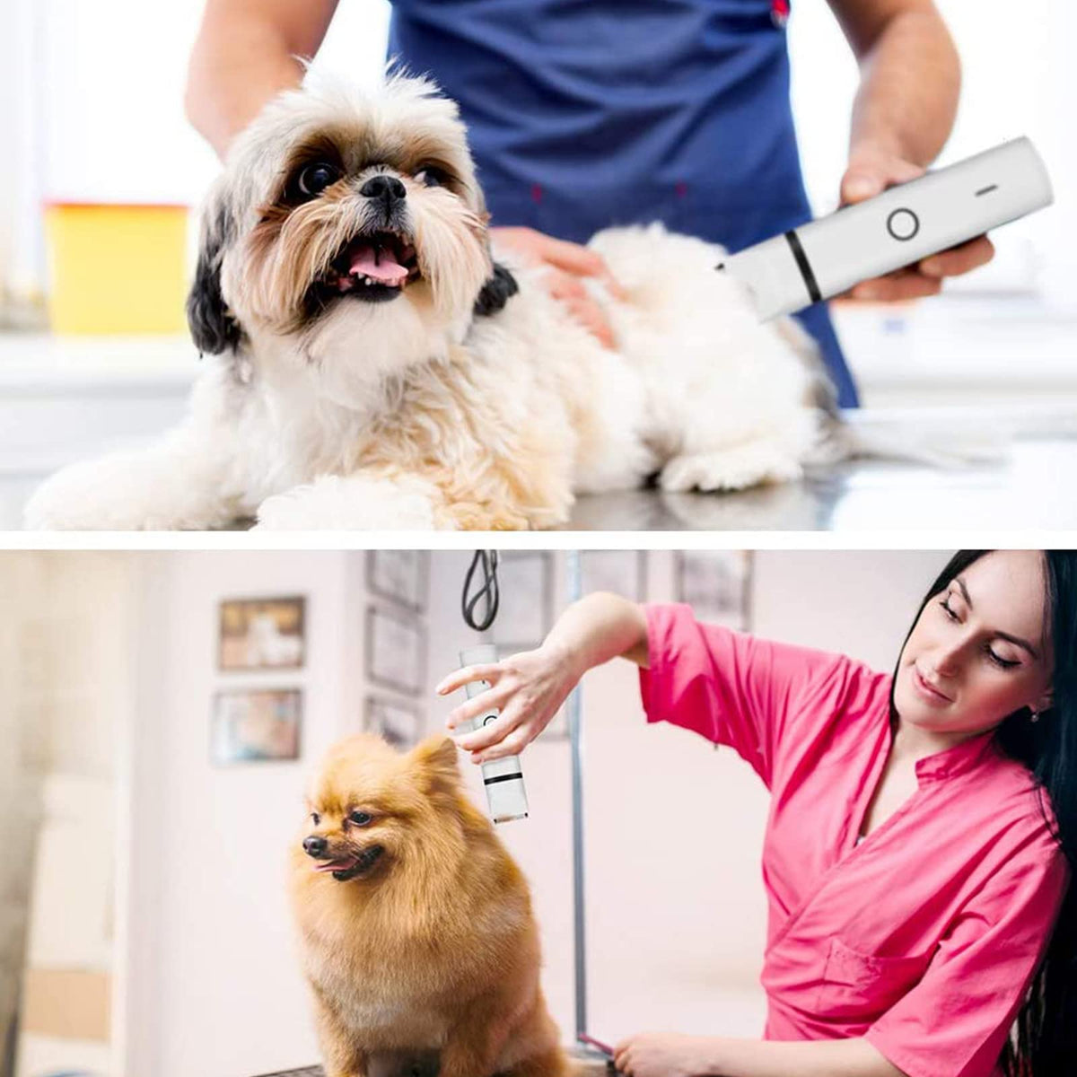 Electric Dog Clippers and Nail Grinder Grooming Kit A364