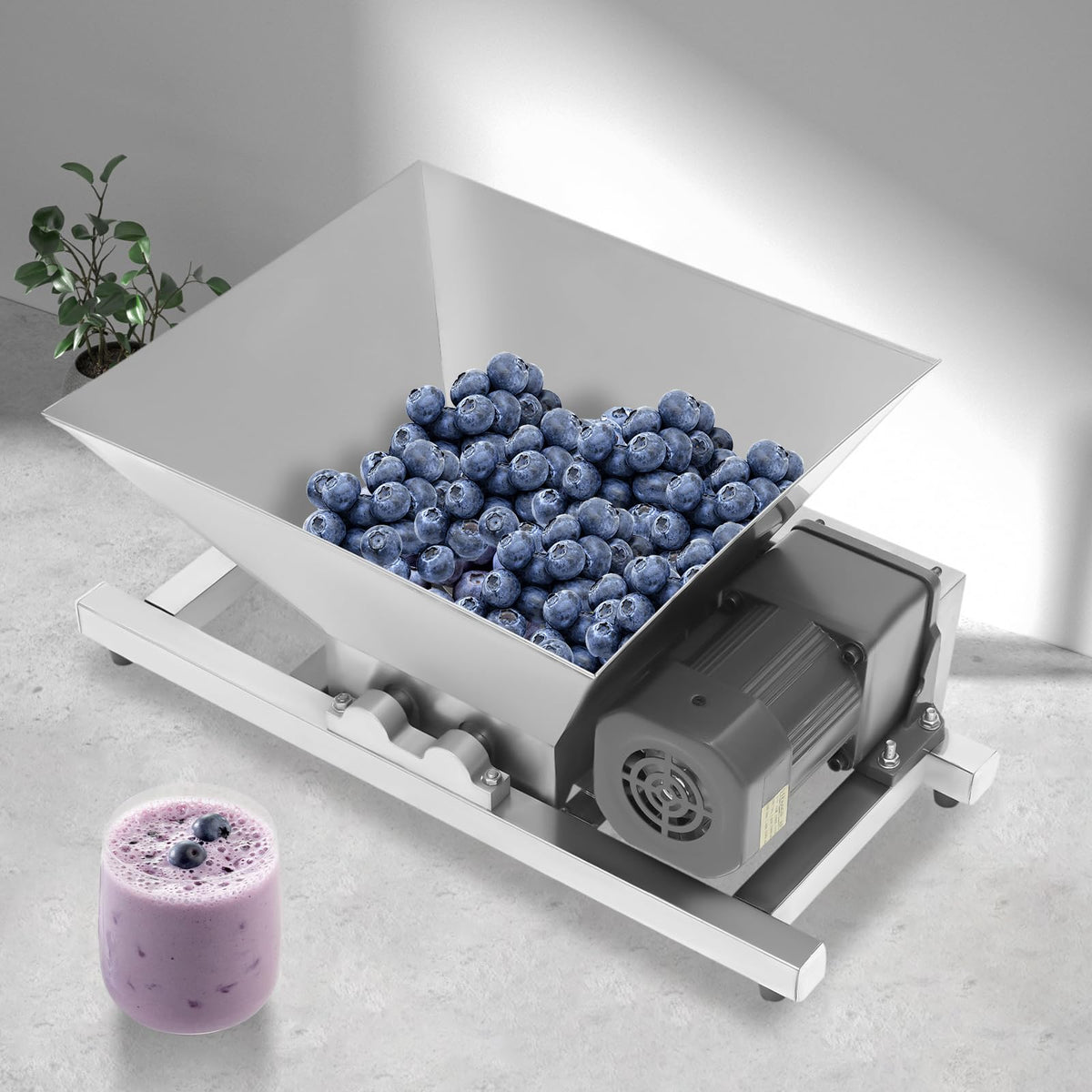 4L Stainless Steel Electric Fruit Crusher T5651