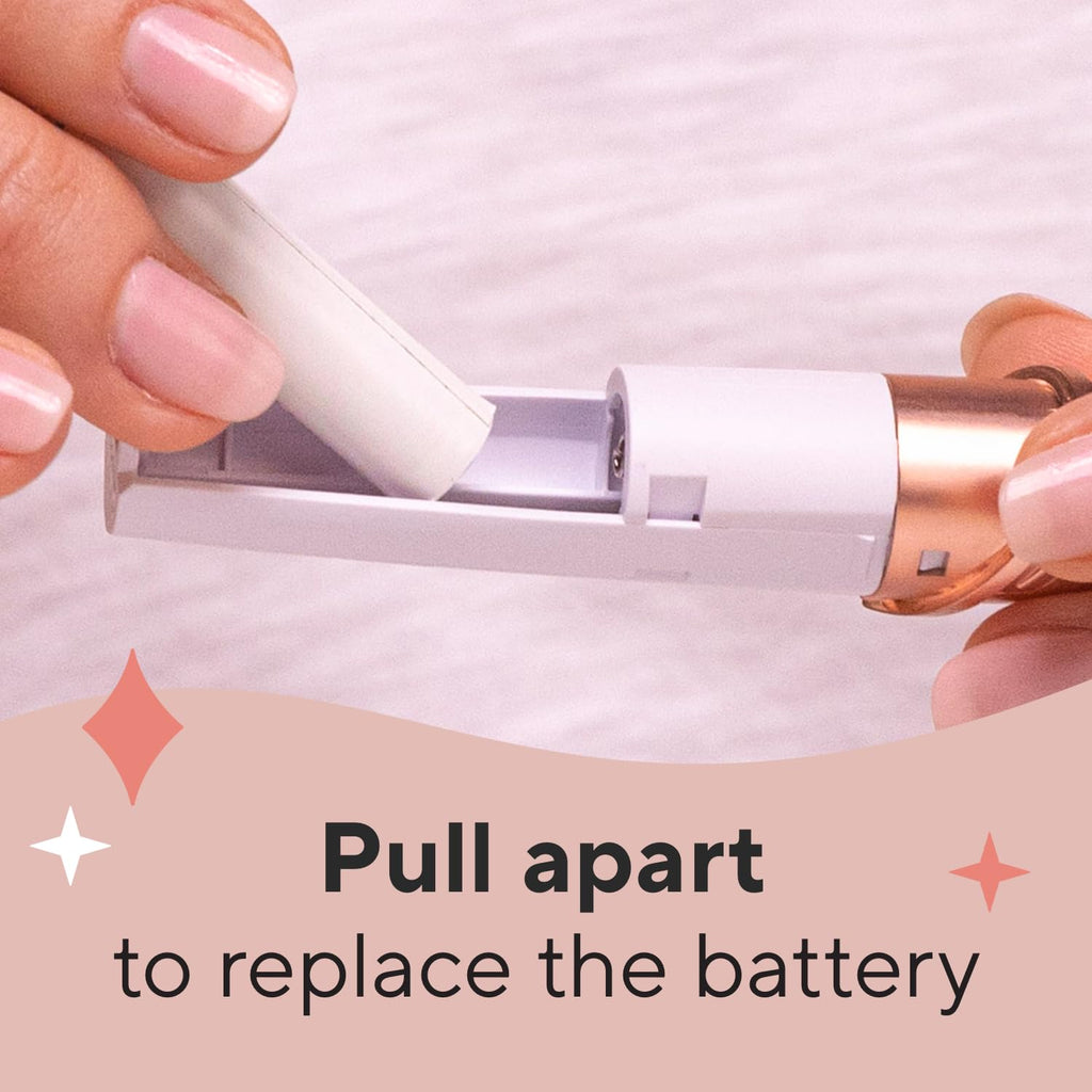 Electric Eyebrow Hair Remover with LED Light C744937
