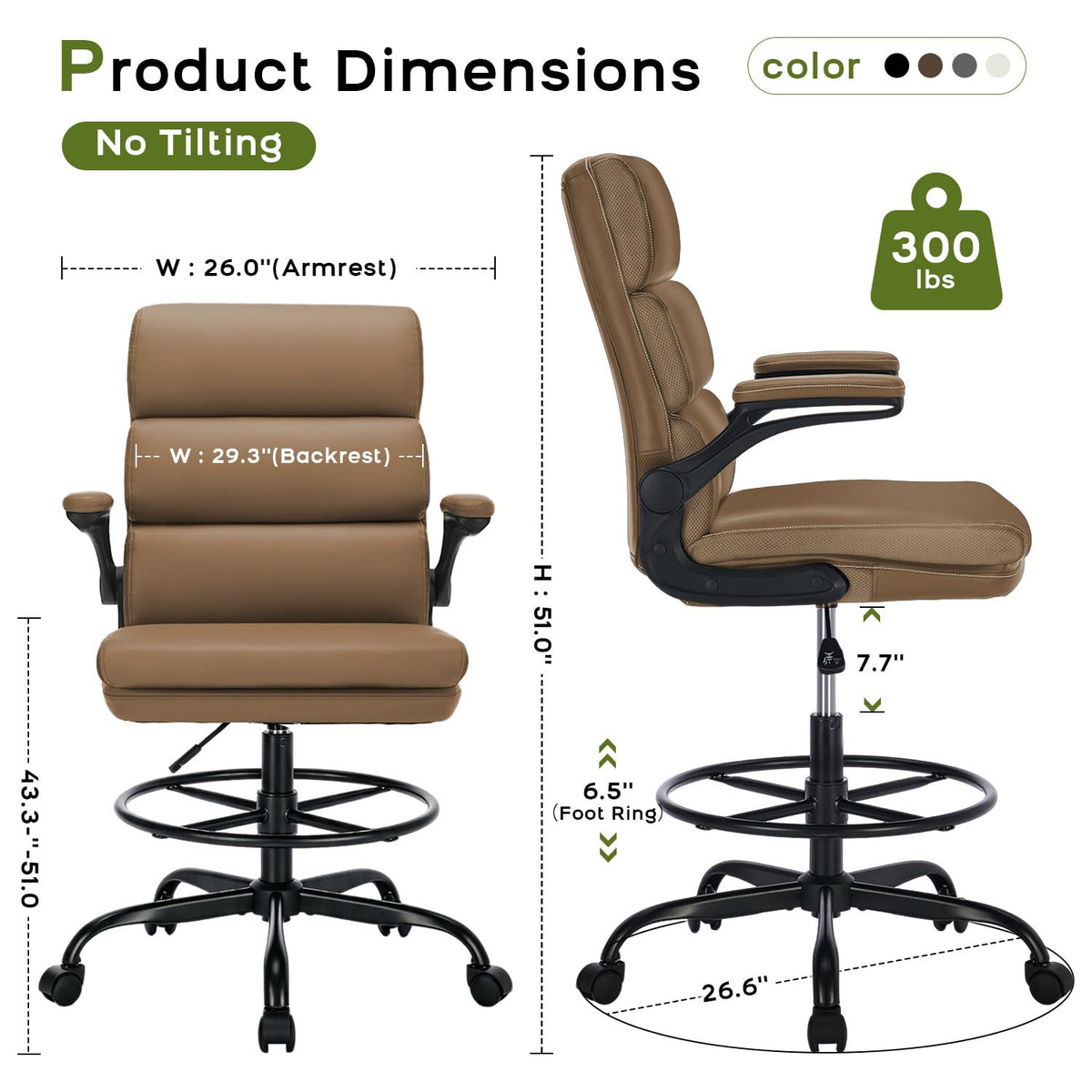 Tall Drafting Chair V27368