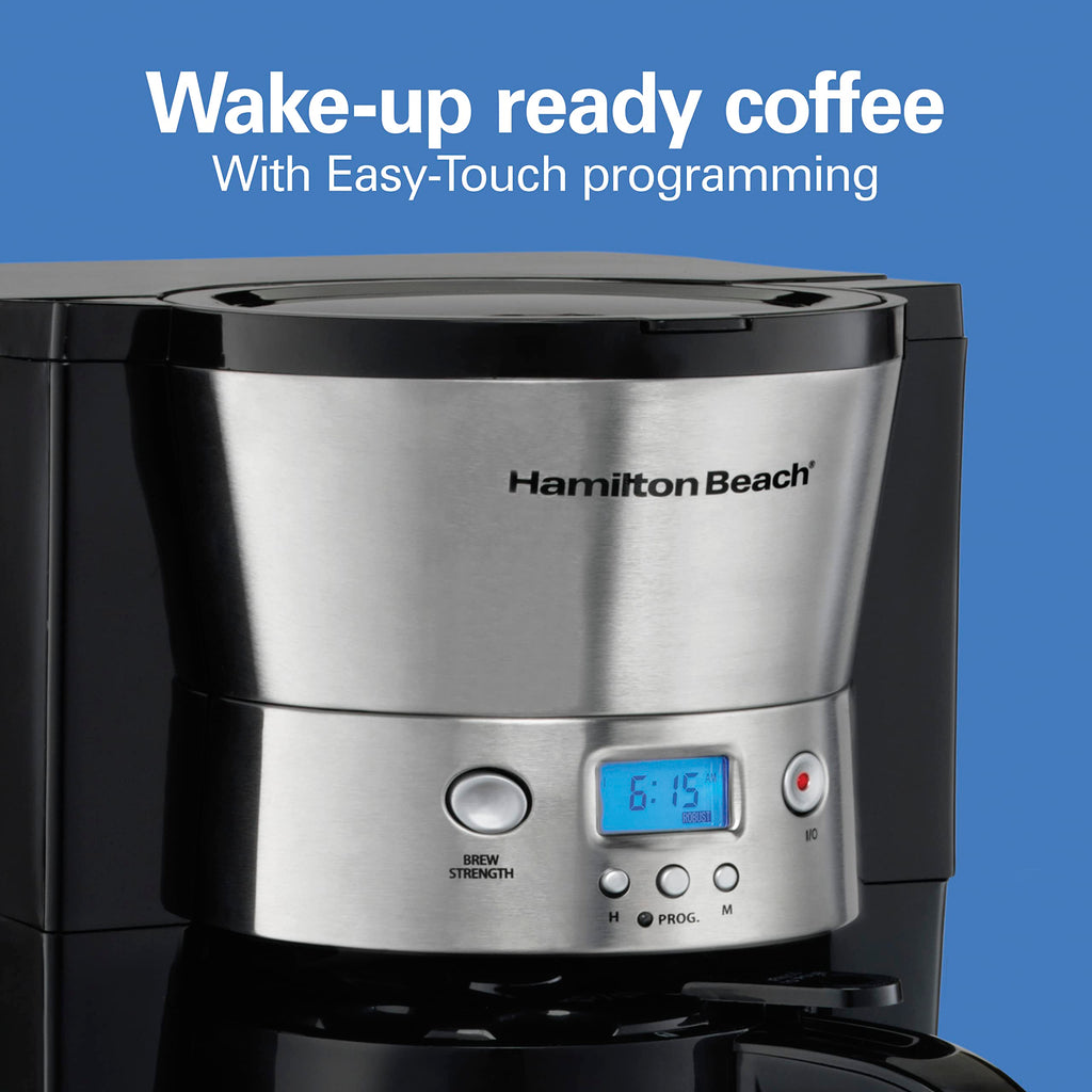 Programmable Drip Coffee Maker with 10 Cup Thermal Carafe S2025