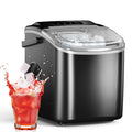 Black Countertop Ice Maker with Ice Scoop & Basket T535