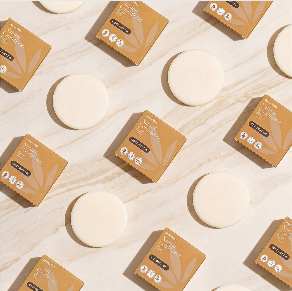 Bamboo Coconut Shampoo and Conditioner Bar Set K224