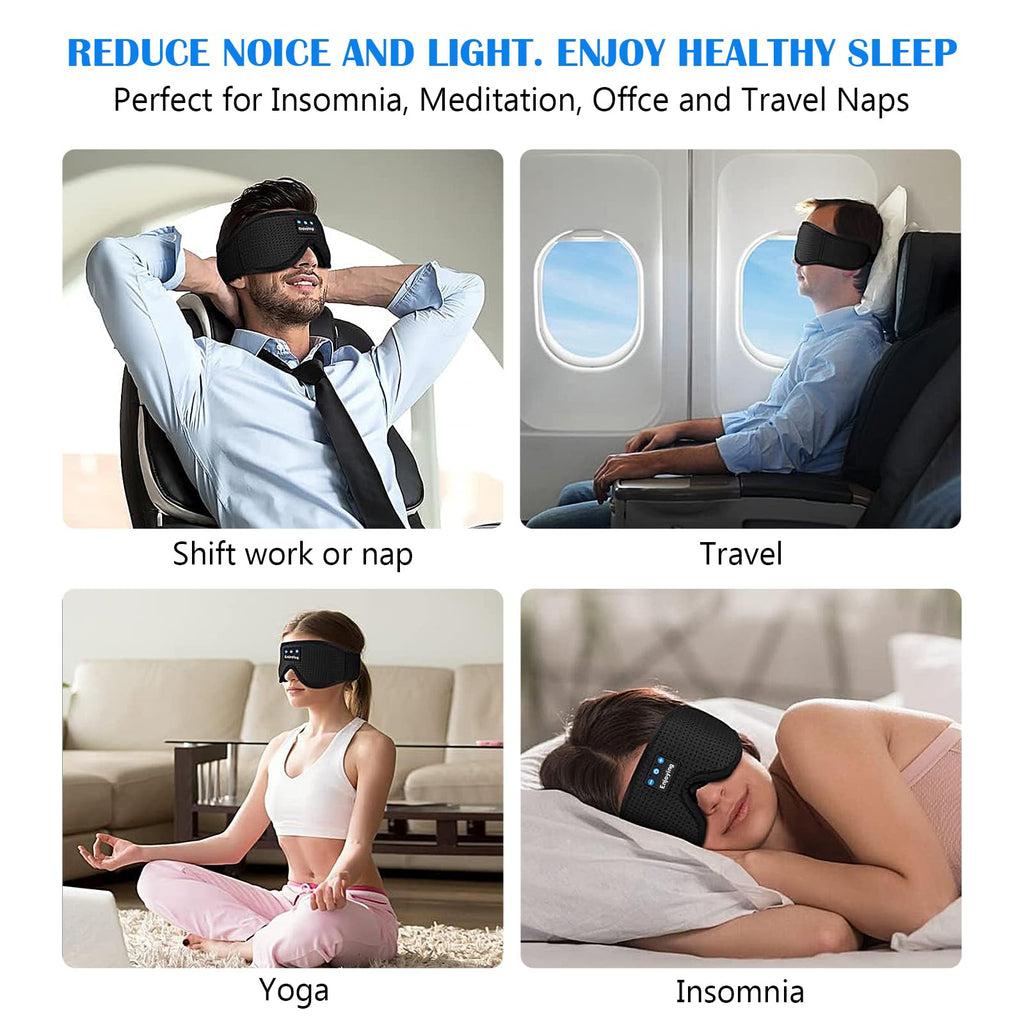 Sleep Mask with Bluetooth Headphones J115