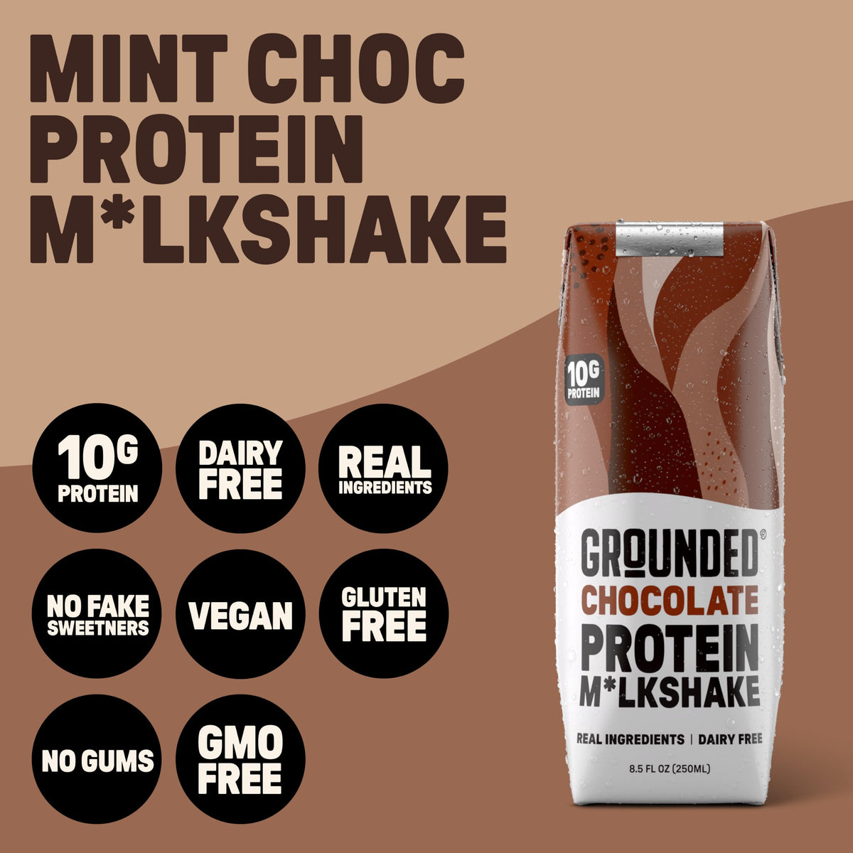 Chocolate Milk, Dairy Free, 10g Protein, 8.5 fl oz, 12 Pack J810387