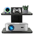 Black 2 Tier Projector Wall Mount M889