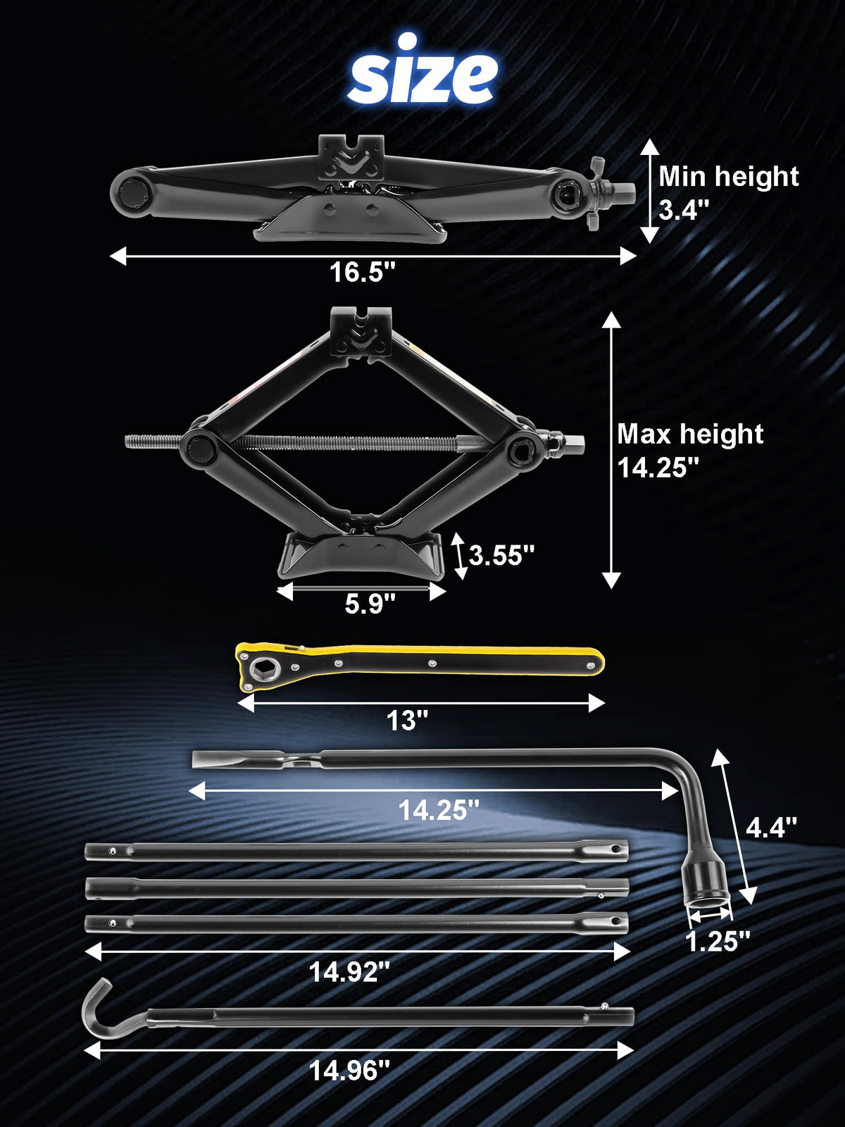 Spare Tire Tool Kit Y483