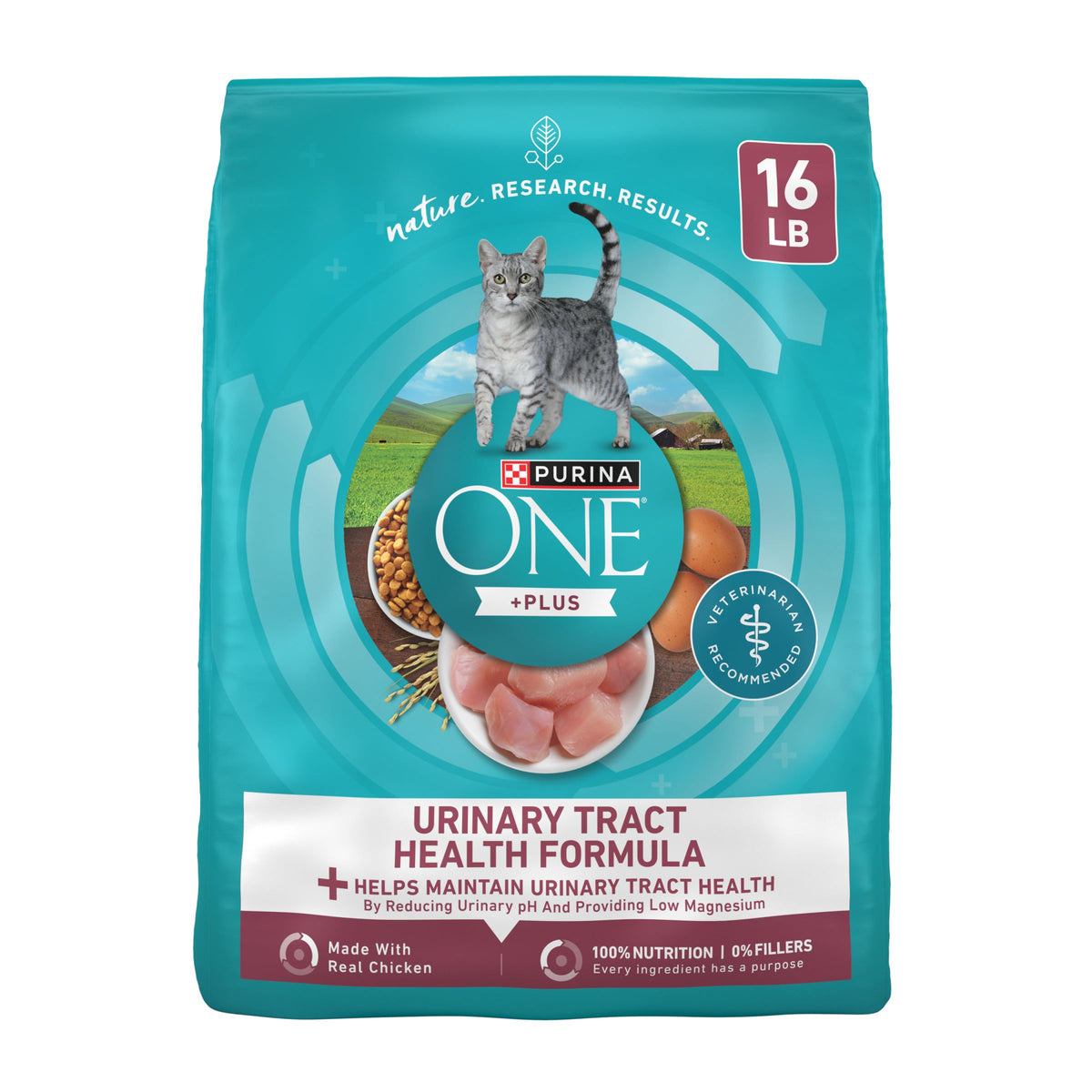 High Protein Urinary Tract Health Dry Cat Food 16 lb Bag H36466