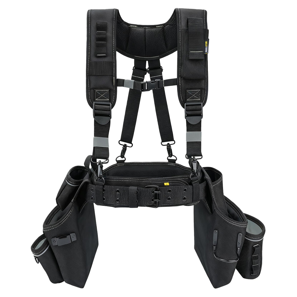 Tool Belt with Suspenders 32 Pockets 34"-48" Waist A475841