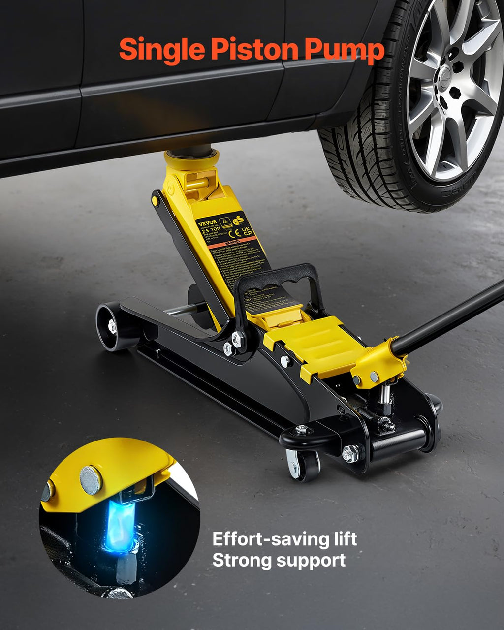 2.5 Ton Low Profile Steel Floor Jack Q183