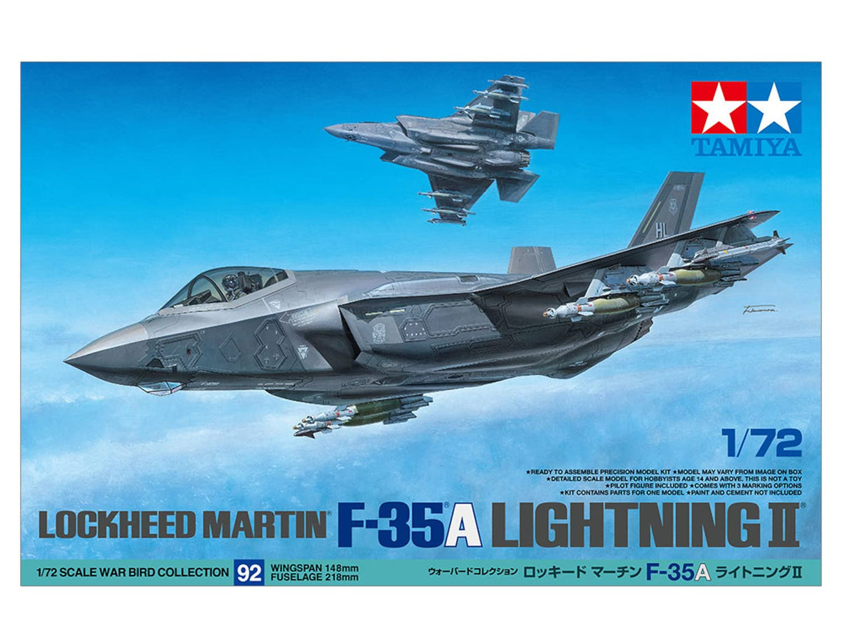 1:72 F-35A Lightning II Plastic Model Kit Z6784