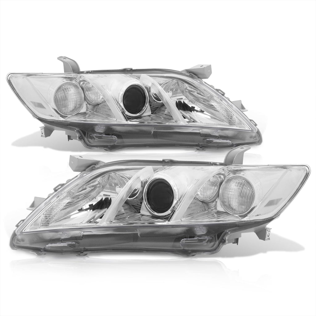 Chrome Housing Clear Lens Projector Headlights Pair X57885