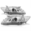 Chrome Housing Clear Lens Projector Headlights Pair X57885