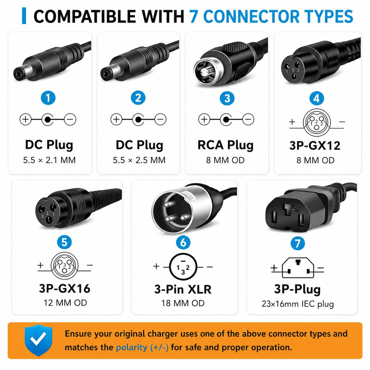 42V 2A Electric Scooter & Ebike Charger T825455