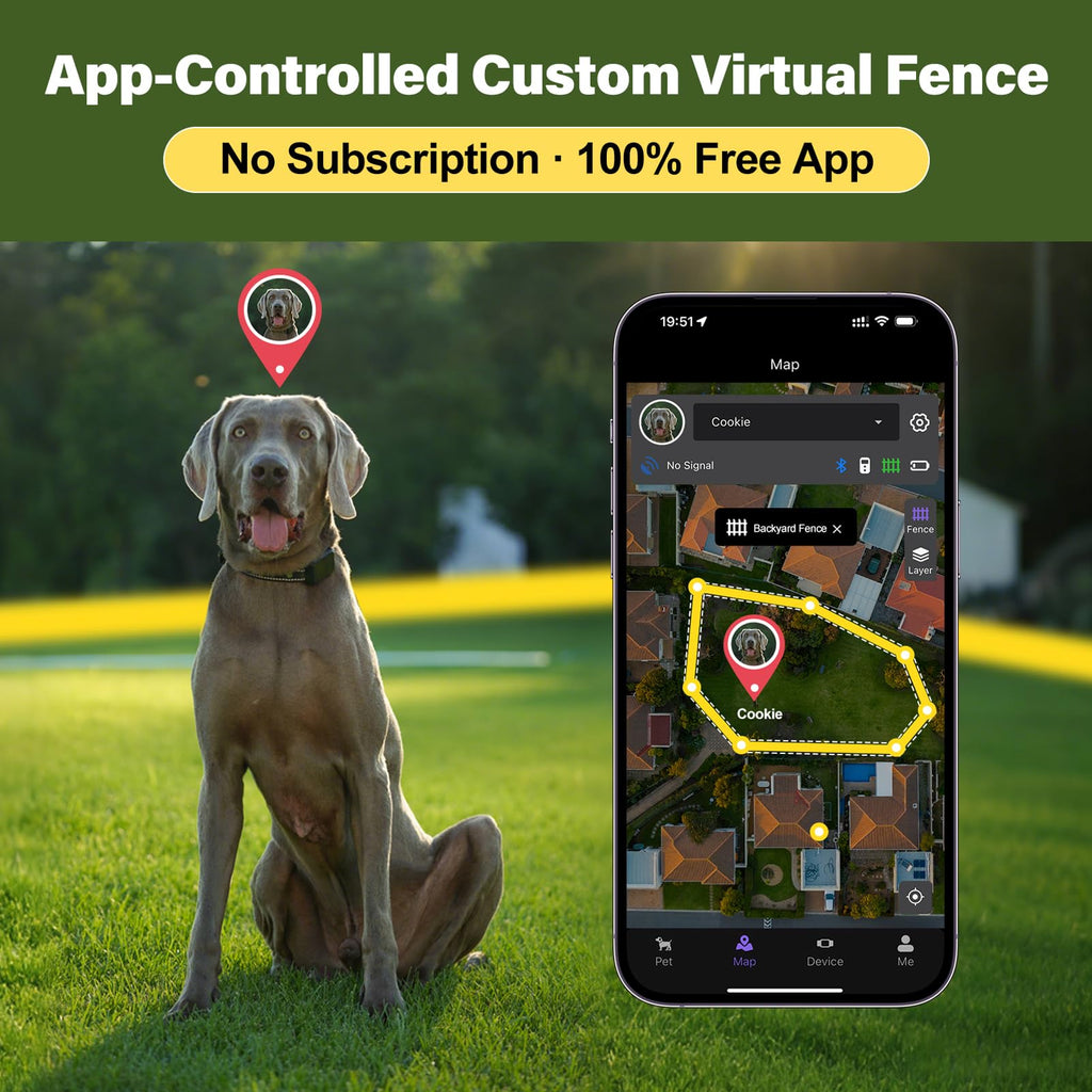 Wireless Dog Collar Fence System with Remote Training U467